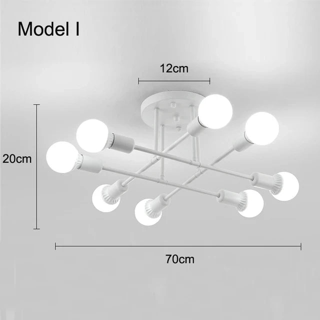 Luminária pendente minimalista nórdica