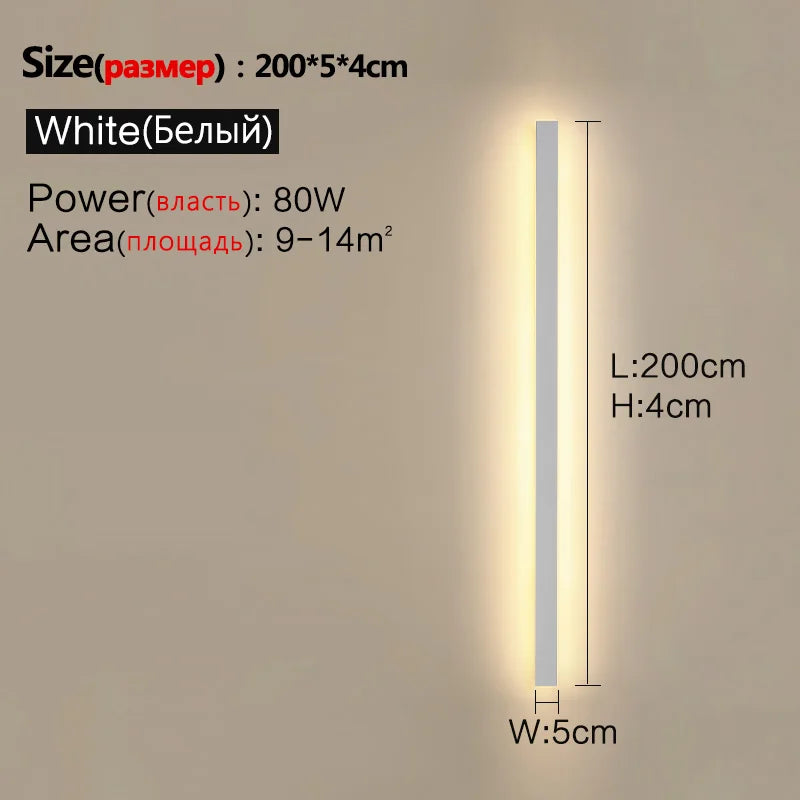 Luminária de parede à prova d'água para jardim externo