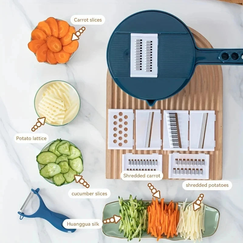Cortador de Legumes Multifuncional 9 em 1