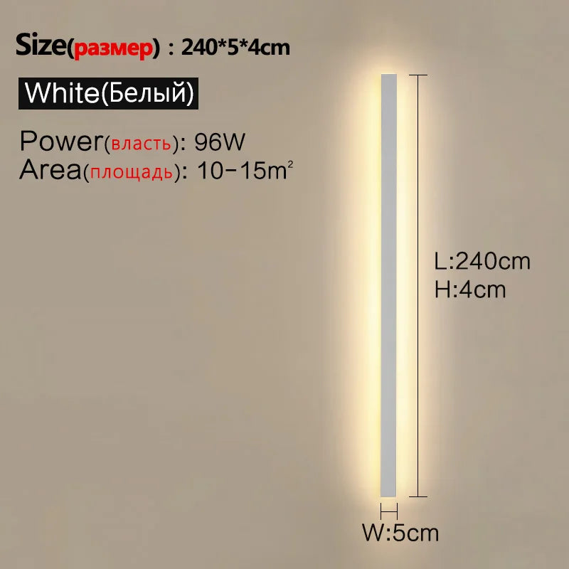 Luminária de parede à prova d'água para jardim externo