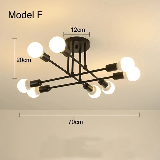 Luminária pendente minimalista nórdica