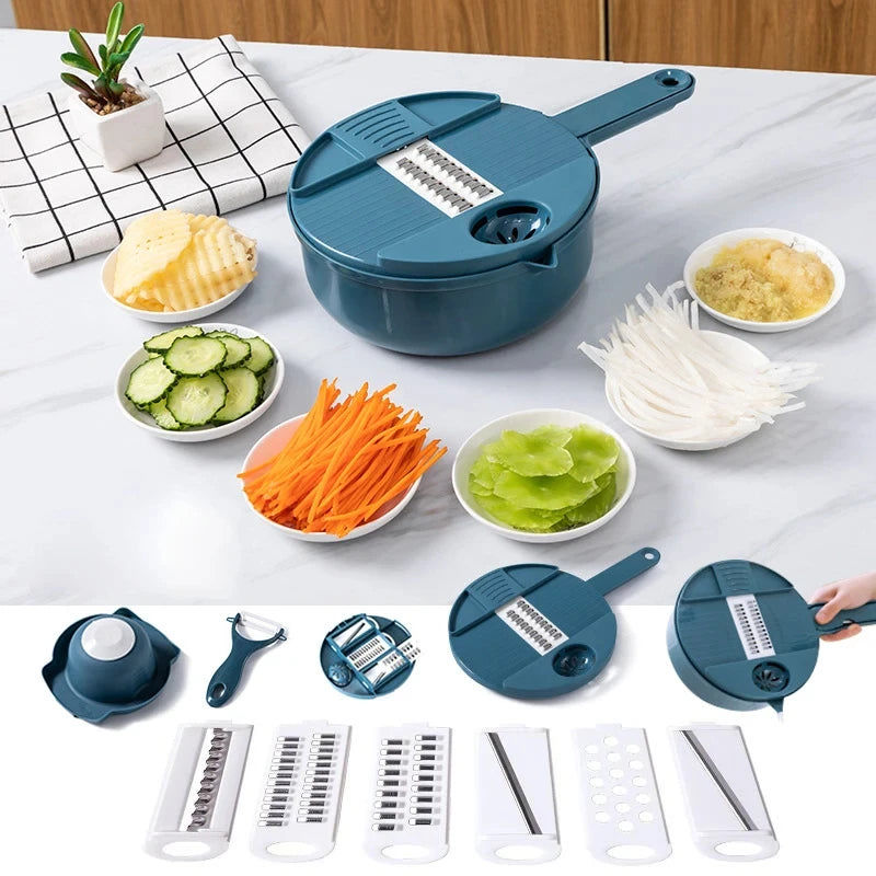 Cortador de Legumes Multifuncional 9 em 1
