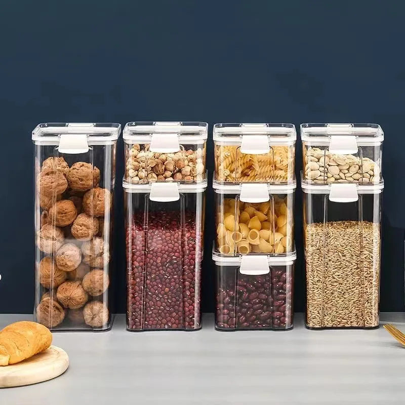 Caixa plástica hermética para armazenamento de alimentos