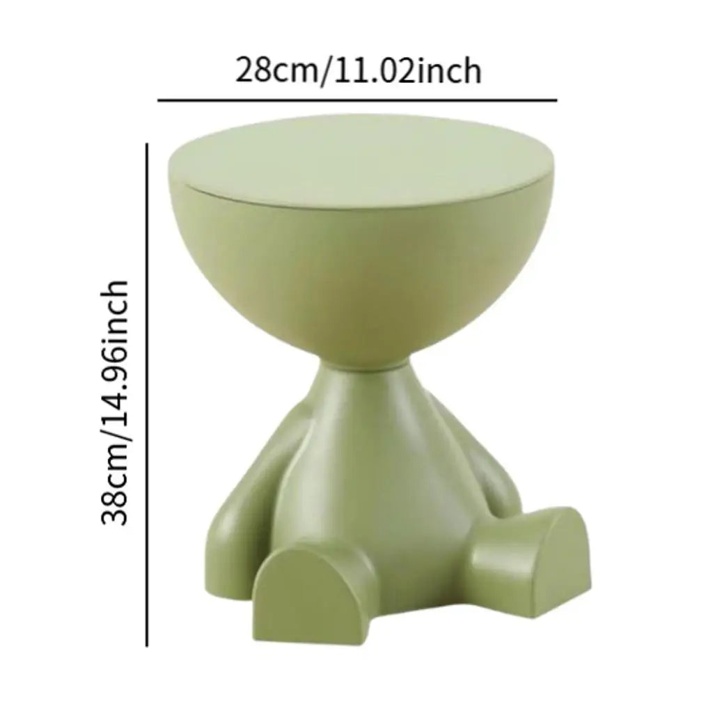 Creative Side End Table Flat Head Bedside Table Household Sofa Side Rack Bedroom Balcony Movable Mini Table Small Apartment Tea