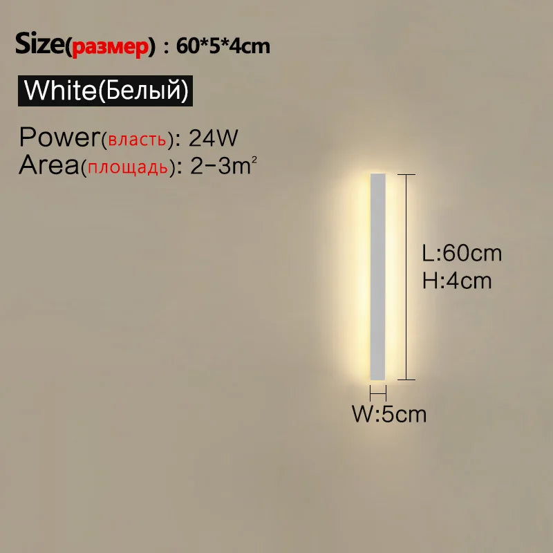 Luminária de parede à prova d'água para jardim externo