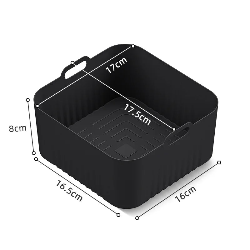 17cm Silicone Air Fryer Mould for for Philips HD9252 HD9200 HD9255 Air Fryer Accessories 4-5L Airfryer Compatibility