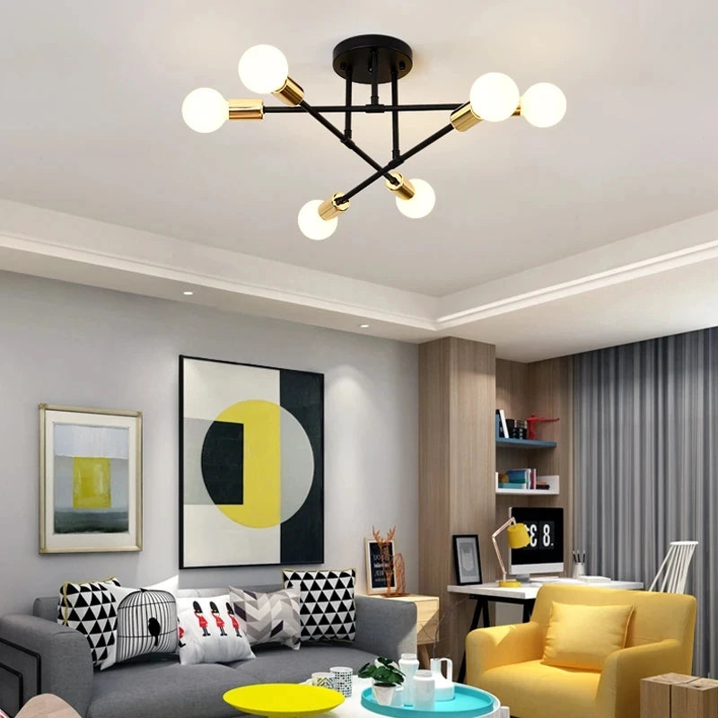 Luminária pendente minimalista nórdica
