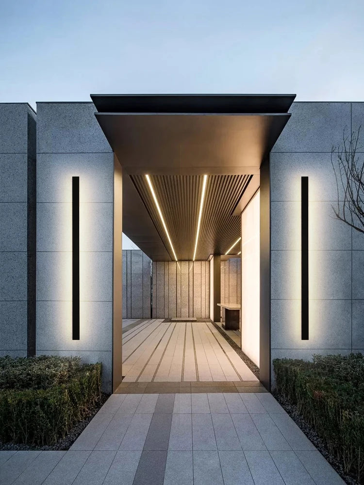 Luminária de parede à prova d'água para jardim externo