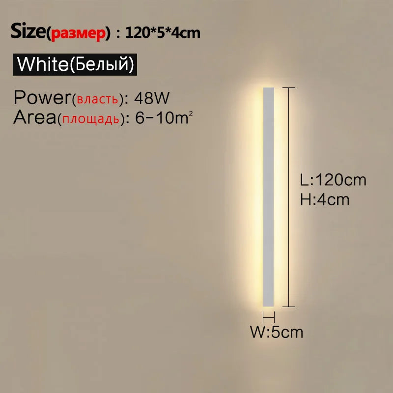 Luminária de parede à prova d'água para jardim externo