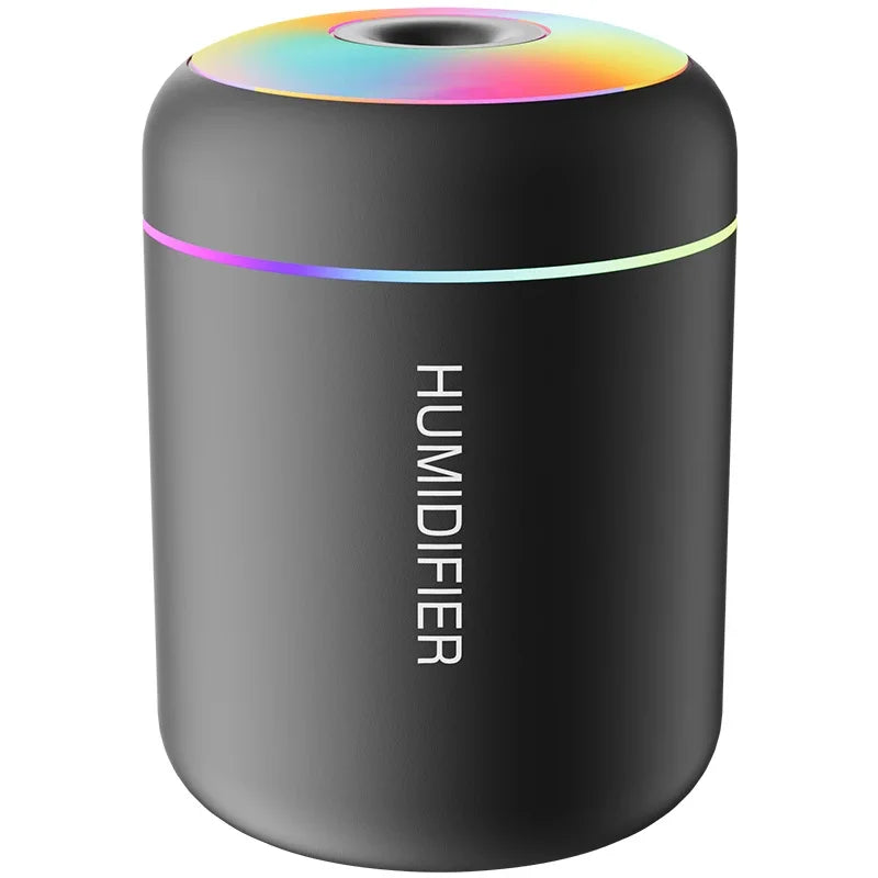Umidificador de ar mini USB de 180 ml com difusor de aromas elétrico
