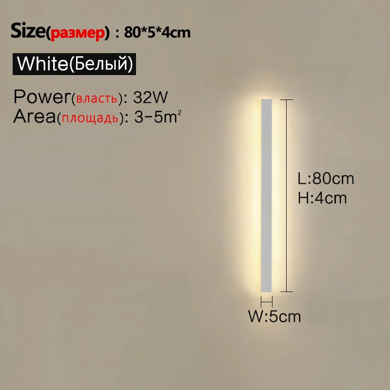 Luminária de parede à prova d'água para jardim externo