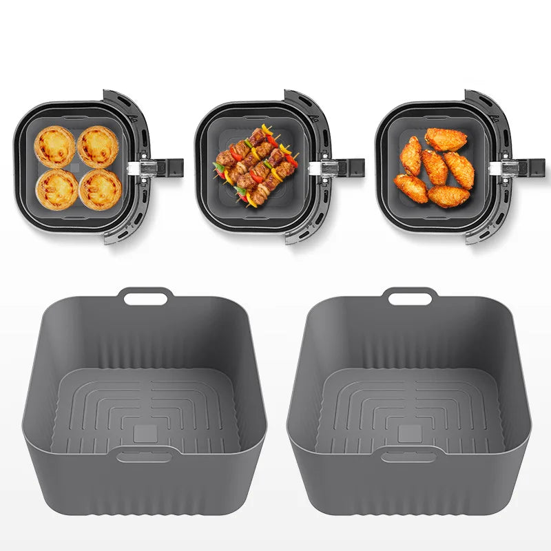 17cm Silicone Air Fryer Mould for for Philips HD9252 HD9200 HD9255 Air Fryer Accessories 4-5L Airfryer Compatibility