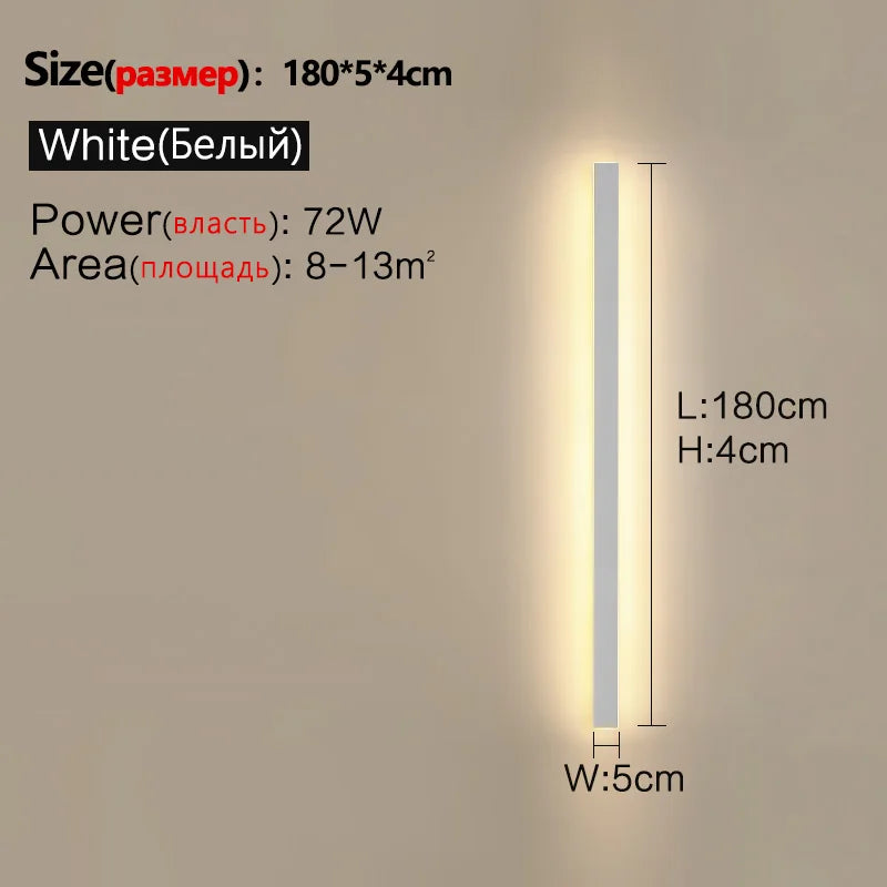Luminária de parede à prova d'água para jardim externo